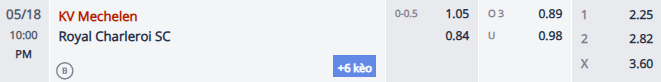 Nhận định, soi kèo Mechelen vs Sporting Charleroi, 21h00 ngày 18/5: Chủ nhà tự tin - Ảnh 1