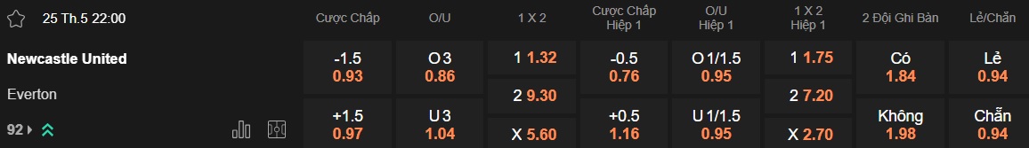 Nhận định, soi kèo Newcastle vs Everton, 22h00 ngày 25/05: Chích chòe phải thắng - Ảnh 5