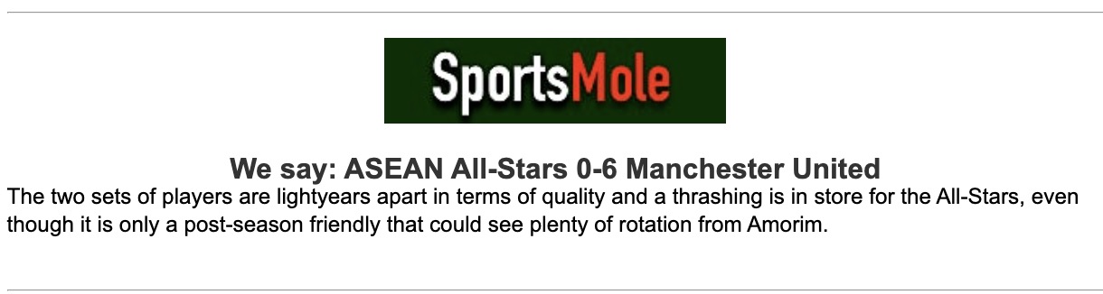 Siêu máy tính dự đoán ASEAN All-Stars vs MU, 19h45 ngày 28/5 - Ảnh 2