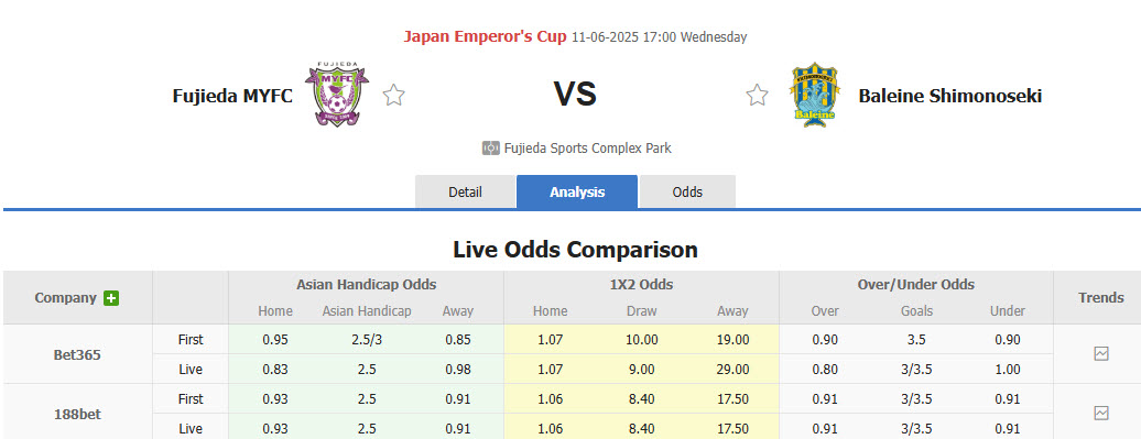 Nhận định, soi kèo Fujieda MYFC vs Baleine Shimonoseki, 17h00 ngày 11/6: Có phần nương tay - Ảnh 1