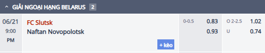 Nhận định, soi kèo FC Slutsk vs Naftan Novopolotsk, 20h00 ngày 21/6: Thực dụng - Ảnh 1