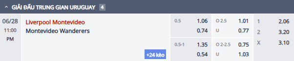 Nhận định, soi kèo Liverpool Montevideo vs Montevideo Wanderers, 22h00 ngày 28/6: Vượt mặt khách - Ảnh 1