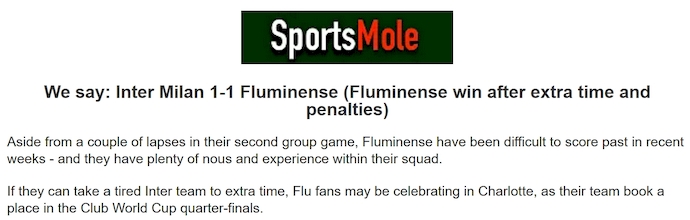 Chuy&ecirc;n gia Tony Ansell dự đo&aacute;n Inter Milan vs Fluminense, 2h00 ng&agrave;y 1/7 - Ảnh 1