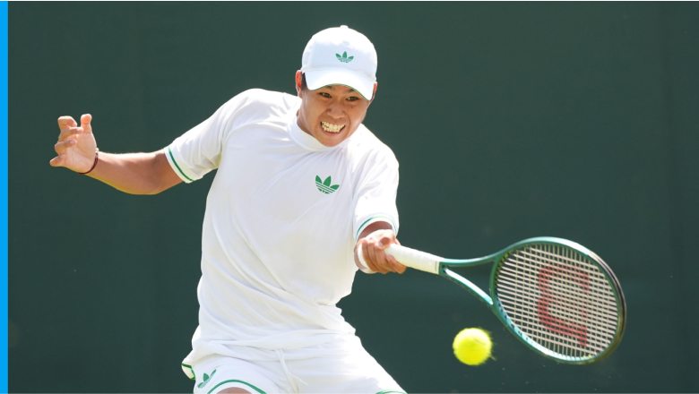 Sao trẻ gốc Việt Learner Tien khởi đầu suôn sẻ ở Wimbledon 2025 - Ảnh 1