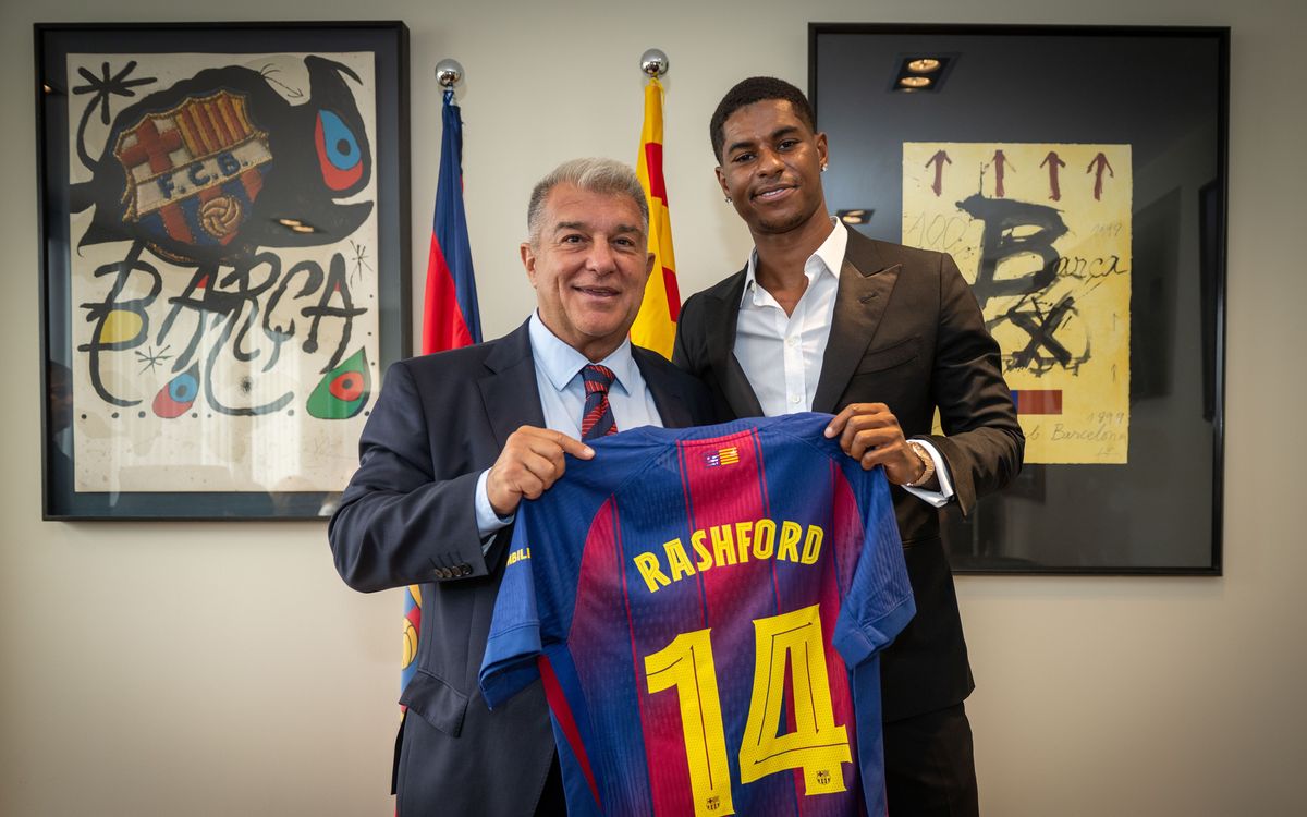 Barcelona c&ocirc;ng bố chi tiết hợp đồng v&agrave; số &aacute;o của Rashford - Ảnh 1
