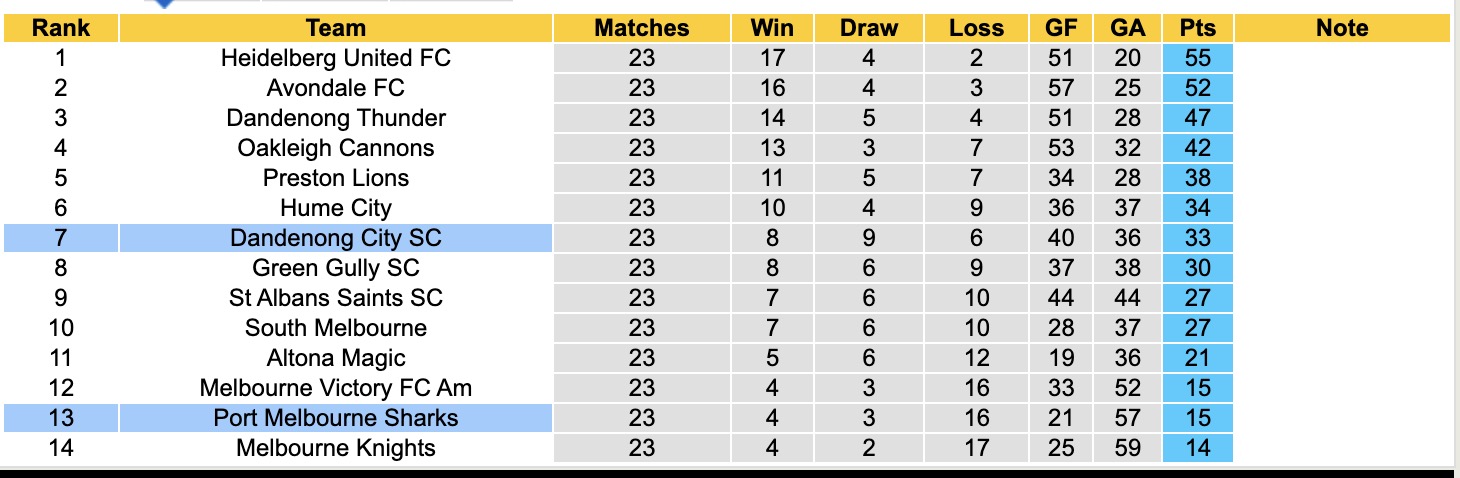 Nhận định, soi kèo Port Melbourne Sharks vs Dandenong City SC, 17h15 ngày 1/8: Trôi dần về đáy bảng - Ảnh 6
