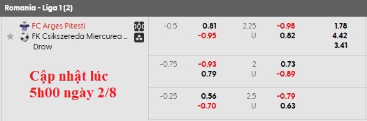 Nhận định, soi kèo Arges vs Csikszereda Ciuc, 22h30 ngày 2/8: Tân binh bắt nạt tân binh - Ảnh 5