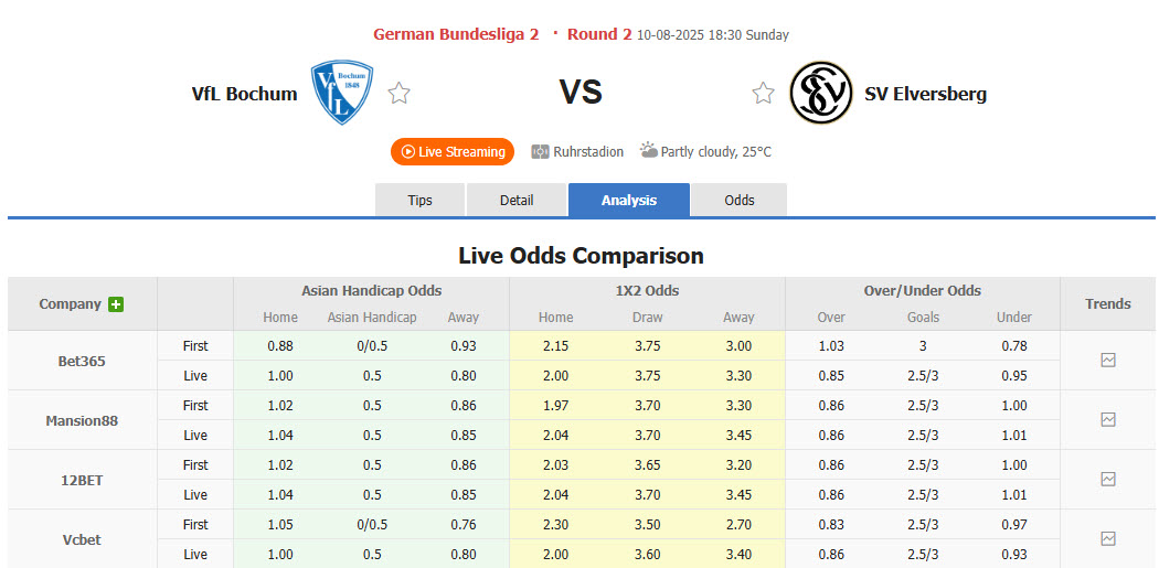 Nhận định, soi kèo Bochum vs Elversberg, 18h30 ngày 10/8: Cần thêm thời gian - Ảnh 1