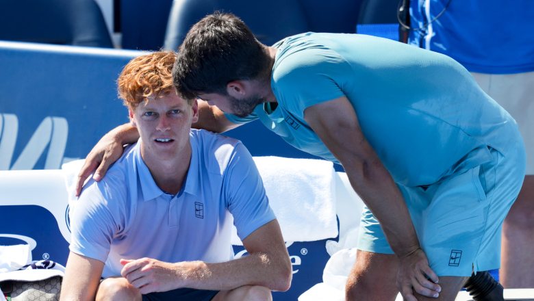 Sinner bỏ cuộc sau 5 game, Alcaraz vô địch Cincinnati Masters 2025 - Ảnh 1