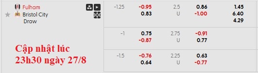 Nhận định, soi kèo Fulham vs Bristol, 1h45 ngày 28/8: Chiến thắng thuyết phục - Ảnh 5