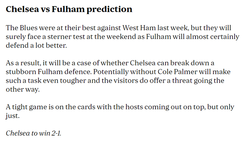 Chuy&ecirc;n gia dự đo&aacute;n Chelsea vs Fulham, 18h30 ng&agrave;y 30/8 - Ảnh 1