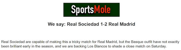 Chuy&ecirc;n gia Tony Ansell dự đo&aacute;n Real Sociedad vs Real Madrid, 21h15 ng&agrave;y 13/9 - Ảnh 1