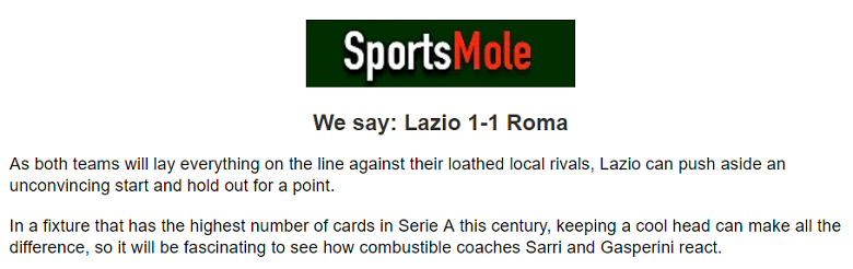 Chuy&ecirc;n gia dự đo&aacute;n Lazio vs AS Roma, 17h30 ng&agrave;y 21/9 - Ảnh 1