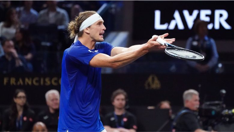 Alcaraz và Zverev gây thất vọng, đội châu Âu toàn thua ngày thi đấu thứ 2 ở Laver Cup - Ảnh 1