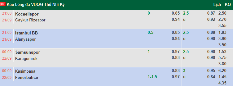 Nhận định, soi kèo Kasimpasa vs Fenerbahce, 0h00 ngày 22/9: Khó có bất ngờ - Ảnh 1