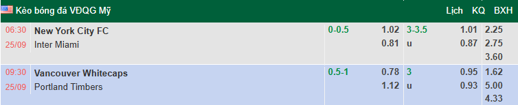 Nhận định, soi kèo New York City vs Inter Miami, 6h30 ngày 25/9: Nỗi lo xa nhà - Ảnh 1