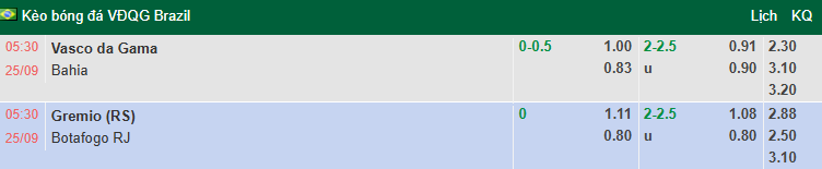 Nhận định, soi kèo Vasco da Gama vs Bahia, 5h30 ngày 25/9: Rút ngắn khoảng cách - Ảnh 1