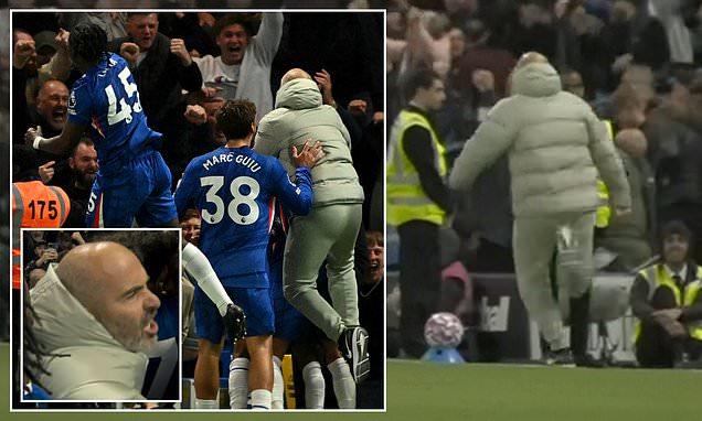 HLV Enzo Maresca bị đuổi v&igrave; ăn mừng giống Mourinho - Ảnh 1