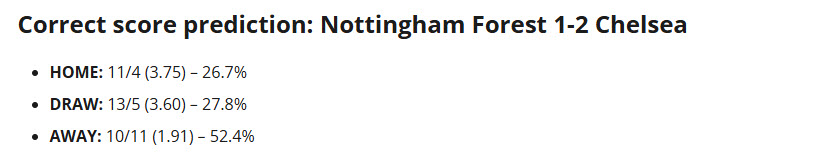 Siêu máy tính dự đoán Nottingham vs Chelsea, 18h30 ngày 18/10 - Ảnh 1