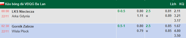 Nhận định, soi kèo LKS Nieciecza vs Arka Gdynia, 0h00 ngày 22/11: Tận dụng lợi thế - Ảnh 1
