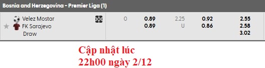 Nhận định, soi kèo Velez Mostar vs Sarajevo, 0h30 ngày 3/12: Tan hội - Ảnh 6