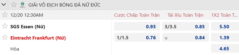 Nhận định, soi kèo Nữ Essen vs Nữ Frankfurt, 00h30 ngày 20/12: Khó thắng cách biệt - Ảnh 5