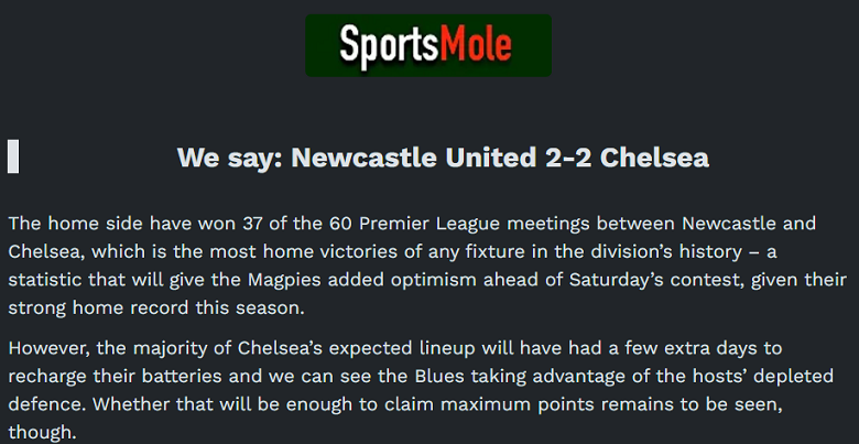 Chuy&ecirc;n gia dự đo&aacute;n Newcastle vs Chelsea, 19h30 ng&agrave;y 20/12 - Ảnh 1