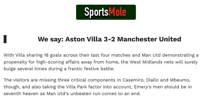 Chuy&ecirc;n gia Tony Ansell dự đo&aacute;n Aston Villa vs MU, 23h30 ng&agrave;y 21/12 - Ảnh 2