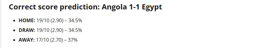 Siêu máy tính dự đoán Angola vs Ai Cập, 23h00 ngày 29/12 - Ảnh 1