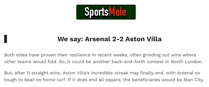 Chuy&ecirc;n gia Tony Ansell dự đo&aacute;n Arsenal vs Aston Villa, 3h15 ng&agrave;y 31/12 - Ảnh 1