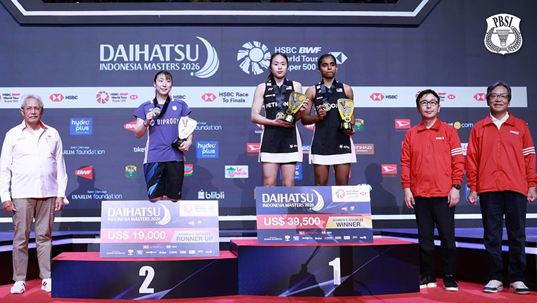 Đ&ocirc;i nữ Nhật Bản bỏ cuộc ở chung kết Indonesia Masters 2026 - Ảnh 1