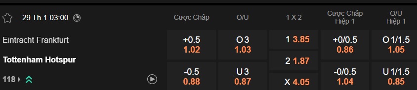 Nhận định, soi kèo Frankfurt vs Tottenham, 03h00 ngày 29/01: Chủ nhà buông xuôi - Ảnh 5