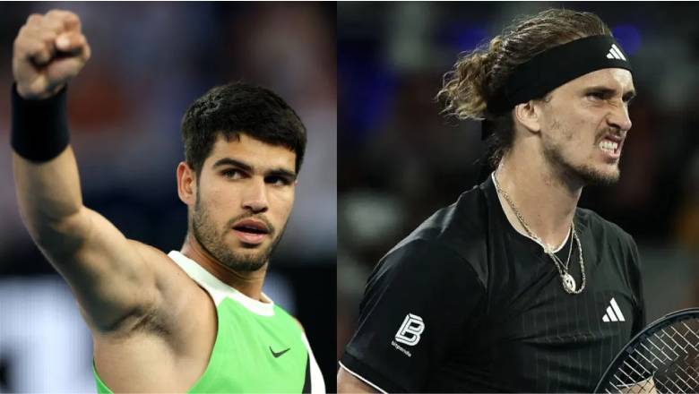 Link trực tiếp tennis Alcaraz vs Zverev - Bán kết Úc Mở rộng, 10h30 ngày 30/1 - Ảnh 1