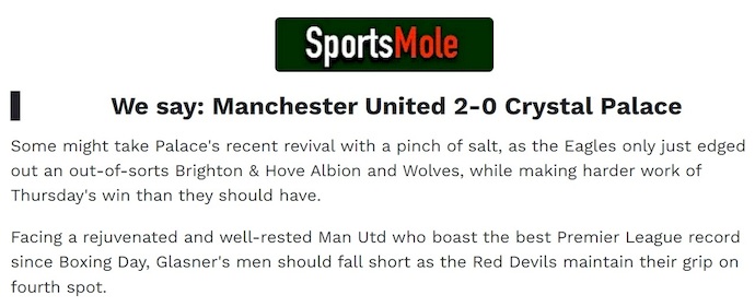 Chuy&ecirc;n gia Tony Ansell dự đo&aacute;n MU vs Crystal Palace, 21h00 ng&agrave;y 1/3 - Ảnh 1