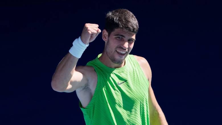 Alcaraz và Sinner cùng giành vé vào vòng tứ kết Qatar Open 2026 - Ảnh 1