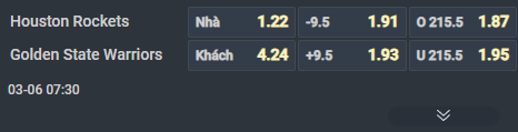Nhận định b&oacute;ng rổ Houston Rockets vs Golden State Warriors, 07h30 ng&agrave;y 6/3: Chọn chủ nh&agrave; v&agrave; xỉu - Ảnh 3