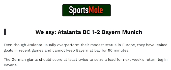 Chuy&ecirc;n gia Tony Ansell dự đo&aacute;n Atalanta vs Bayern Munich, 3h00 ng&agrave;y 11/3 - Ảnh 1