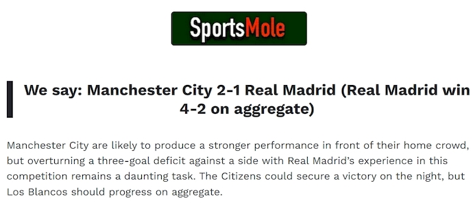 Chuy&ecirc;n gia Tony Ansell dự đo&aacute;n Man City vs Real Madrid, 3h00 ng&agrave;y 18/3 - Ảnh 1