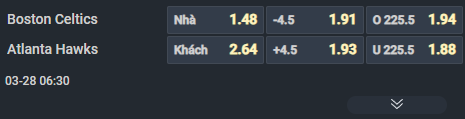 Nhận định b&oacute;ng rổ Boston Celtics vs Atlanta Hawks, 06h30 ng&agrave;y 28/3: Chọn kh&aacute;ch v&agrave; t&agrave;i+ - Ảnh 2