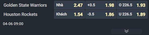 Nhận định b&oacute;ng rổ Golden State Warriors vs Houston Rockets, 06h00 ng&agrave;y 6/4: Curry t&aacute;i xuất - Ảnh 1