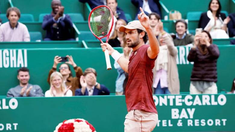 Vacherot thắng sốc De Minaur, gặp Alcaraz ở bán kết Monte Carlo Masters - Ảnh 1