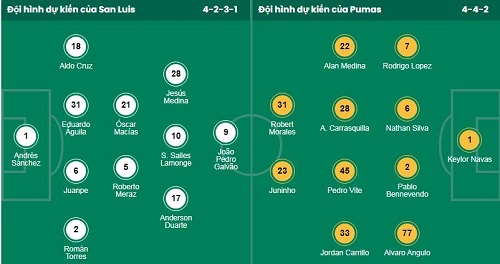 Nhận định, soi kèo San Luis vs Pumas UNAM - Ảnh 1