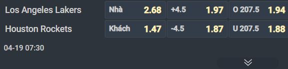 Nhận định b&oacute;ng rổ Los Angeles Lakers vs Houston Rockets, 07h30 ng&agrave;y 19/4: Trong nỗi nhớ Doncic - Ảnh 1