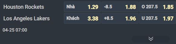 Nhận định b&oacute;ng rổ Houston Rockets vs Los Angeles Lakers, 07h00 ng&agrave;y 25/4: Chủ nh&agrave; hết đường l&ugrave;i - Ảnh 1