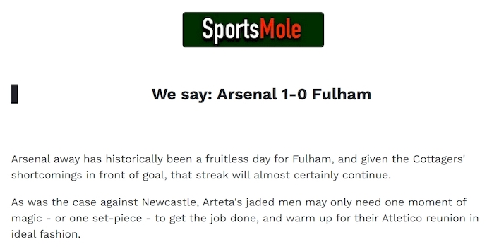 Chuy&ecirc;n gia Tony Ansell dự đo&aacute;n Arsenal vs Fulham, 23h30 ng&agrave;y 2/5 - Ảnh 1