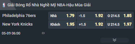 Nhận định b&oacute;ng rổ Philadelphia 76ers vs New York Knicks, 06h00 ng&agrave;y 9/5: Sixers đuối sức - Ảnh 1