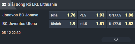 Nhận định b&oacute;ng rổ Jonavos Jonava vs Juventus Utena, 22h30 ng&agrave;y 12/5: Chọn kh&aacute;ch v&agrave; t&agrave;i - Ảnh 2