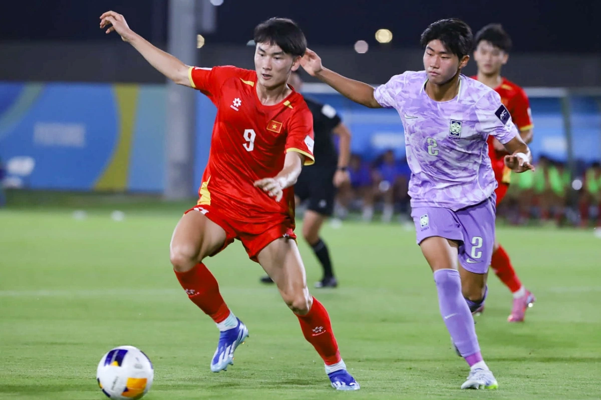 U17 Việt Nam chịu thua ngược trước U17 H&agrave;n Quốc - Ảnh 1