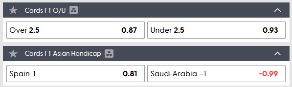 Soi kèo thẻ phạt Tây Ban Nha vs Saudi Arabia, 23h00 ngày 21/6 - Ảnh 1