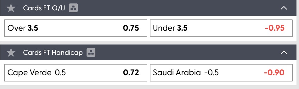 Dự đoán, soi kèo thẻ vàng Cape Verde vs Saudi Arabia, 07h00 ngày 27/6 - Ảnh 6